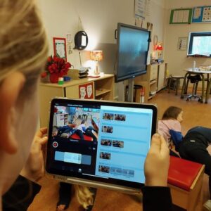 Leerlingen basisschool filmen met iPad, Hollywood in de Klas