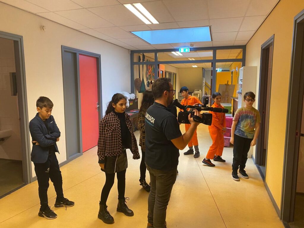filmcoach jeroen Hollywood in de klas eindfilm maken2